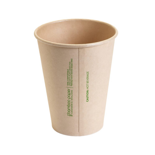 ECO BRO Vasos De Papel Biodegradables Compostables Ecológicos 200 ml Desechables para Agua Bebidas Calientes y fría 100 