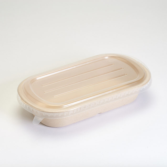 Tapa recipiente ovalado plástico PP 800/1000 ml